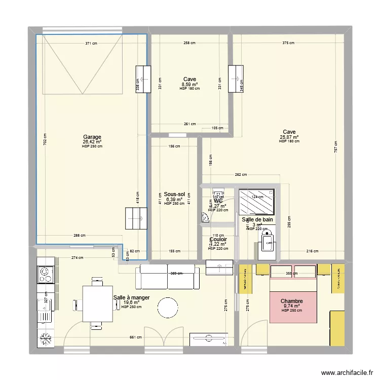 PROJET T2 OPTION SS. Plan de 