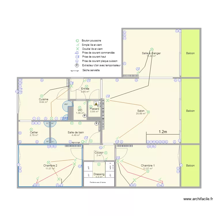 Appartement Maillat 51. Plan de Appartement Maillat 51. Plan de