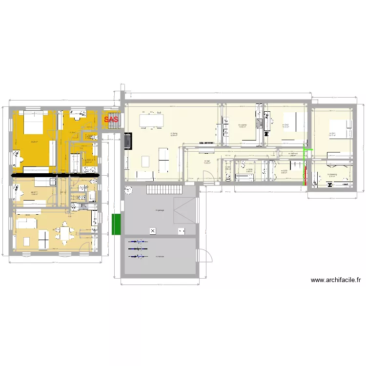 appart très grande chambre. Plan de appart très grande chambre. Plan de
