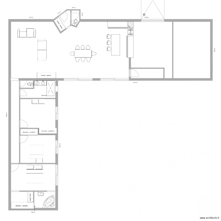 chaucre. Plan de 0 pièce et 0 m2