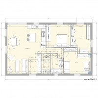 plan 100 m2 1 ouvertures de bases WC ENTREE