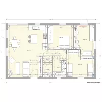 plan 100 m2 1 ouvertures de bases WC ENTREE