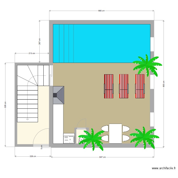 toit terrasse. Plan de 0 pièce et 0 m2