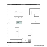 salle salon cuisine