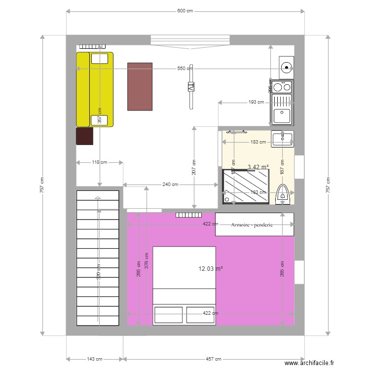Annexe Charroux 3. Plan de 0 pièce et 0 m2