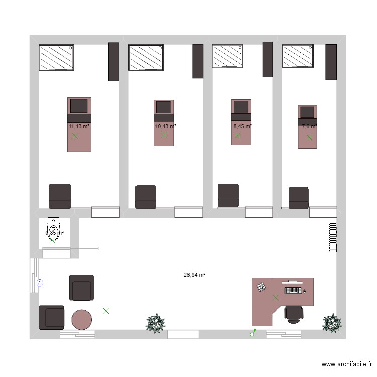 projet. Plan de 0 pièce et 0 m2