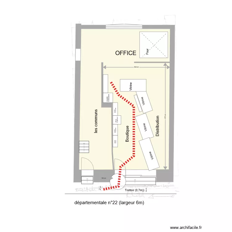 BOULANGERIE circulation1. Plan de BOULANGERIE circulation1. Plan de