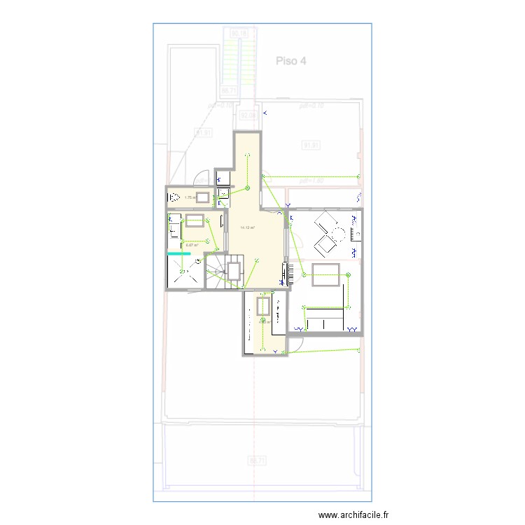 plan sotao 10 elec. Plan de 0 pièce et 0 m2