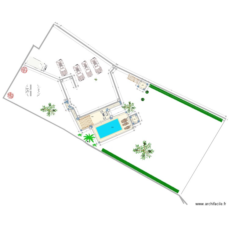 projet def. Plan de 4 pièces et 116 m2