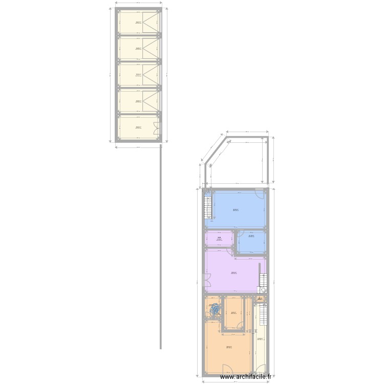 Trooz EXT. Plan de 15 pièces et 226 m2