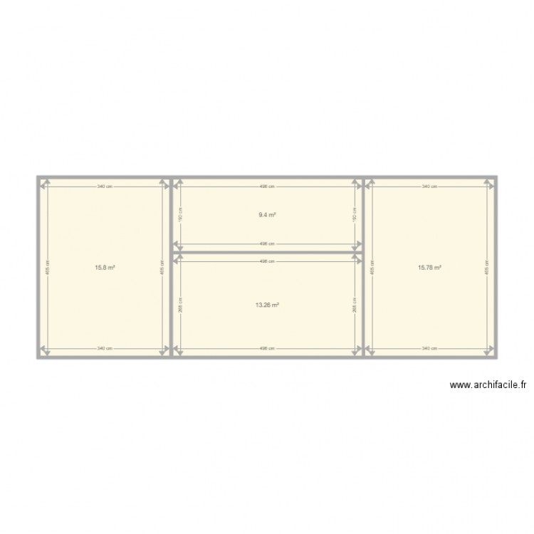 Maison container Etage Fred. Plan de 0 pièce et 0 m2