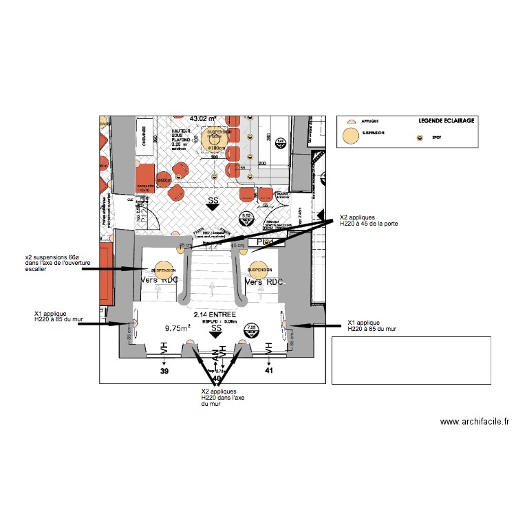 Entrée Chateau . Plan de 0 pièce et 0 m2