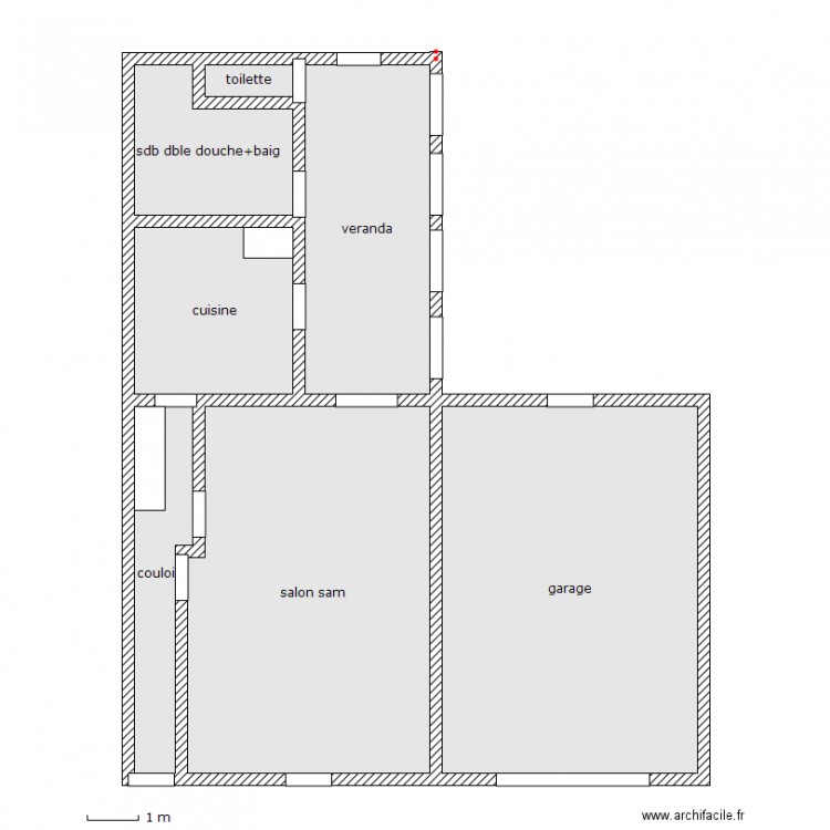 maison hassan. Plan de 0 pièce et 0 m2