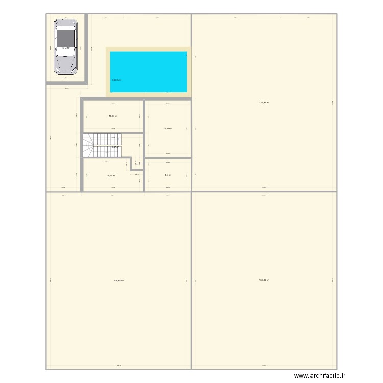 younes. Plan de 10 pièces et 550 m2