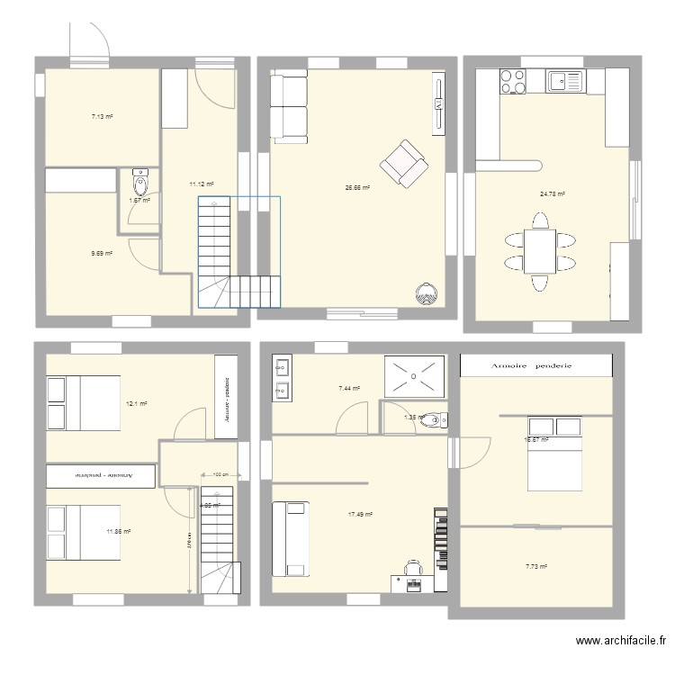 rdc. Plan de 0 pièce et 0 m2