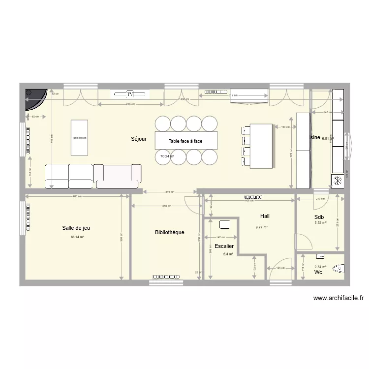 Maison Fillinges Projet 4. Plan de 