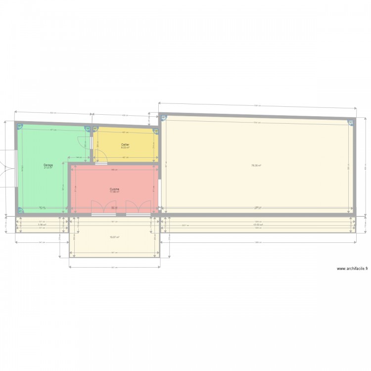 AGRANDISSEMENT. Plan de 0 pièce et 0 m2