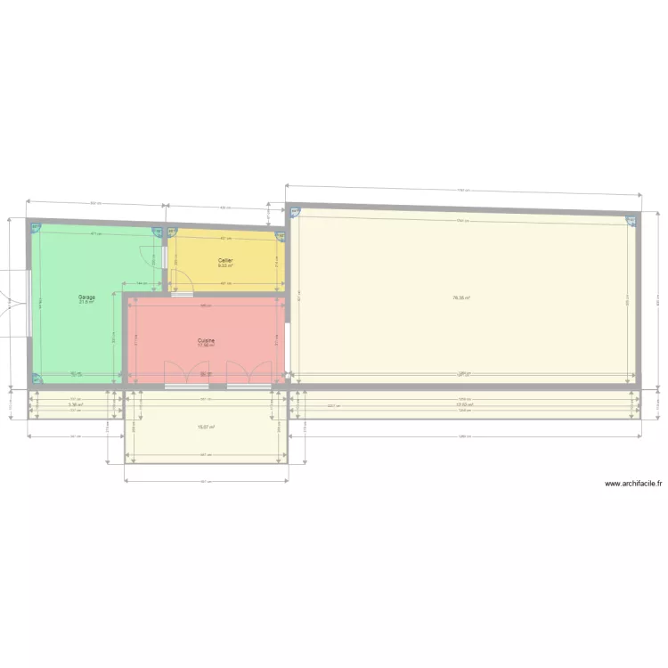 AGRANDISSEMENT. Plan de 