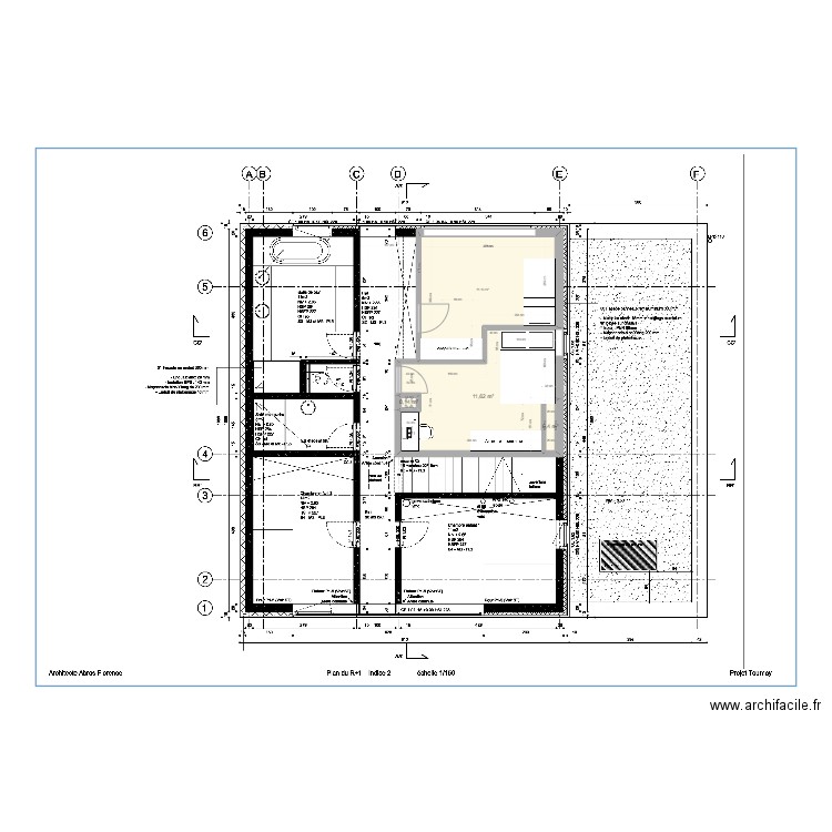 Etage NEW. Plan de 4 pièces et 23 m2