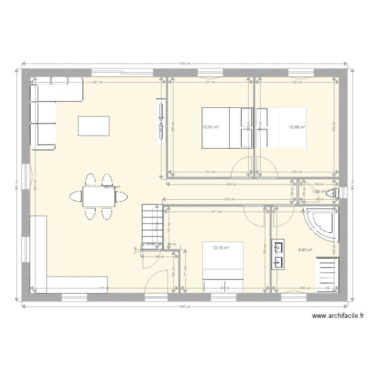 floing. Plan de 0 pièce et 0 m2