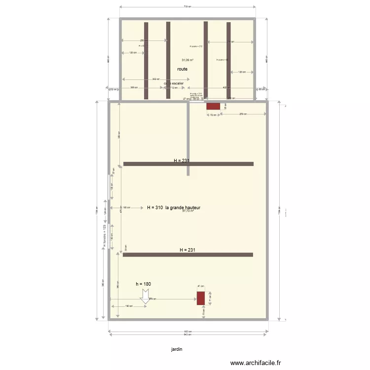 la couplais 1 blanc. Plan de la couplais 1 blanc. Plan de