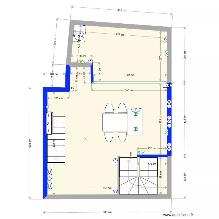 2 eme étage Projet Barr1. Plan de 2 eme étage Projet Barr1. Plan de