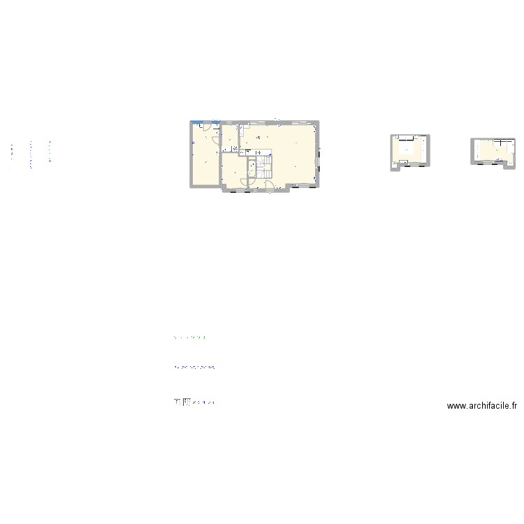 CHAMBRES. Plan de 0 pièce et 0 m2