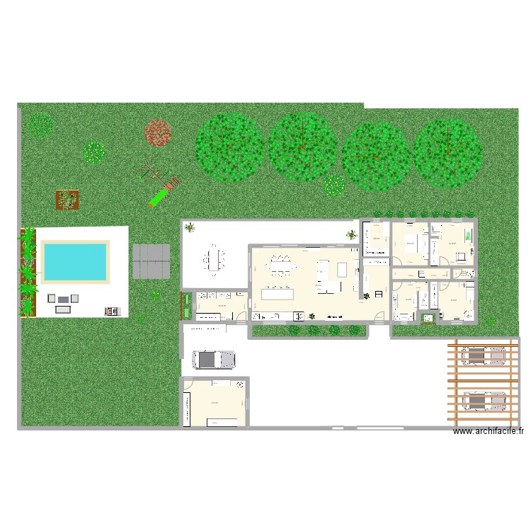 plan 03/05/22. Plan de 15 pièces et 164 m2