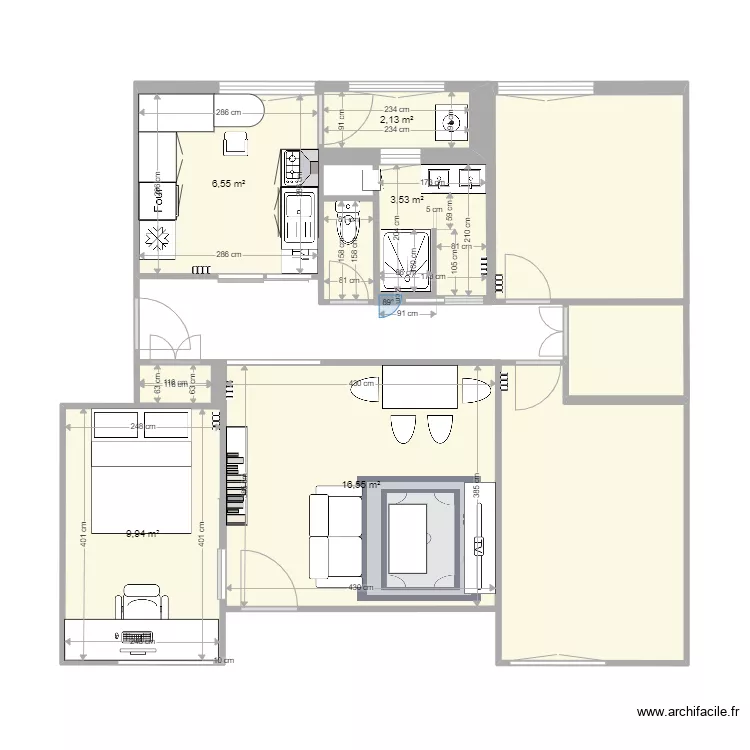 Appart (futur). Plan de 