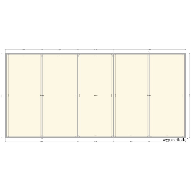 Hangar Vierge. Plan de 0 pièce et 0 m2