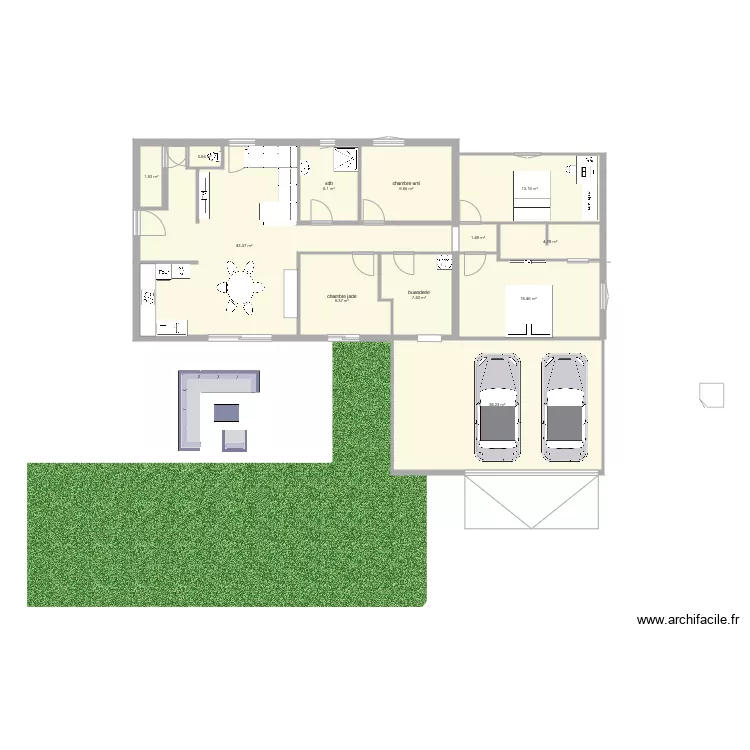 maison 3. Plan de 