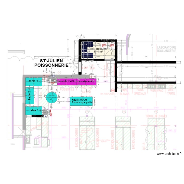 st julien V3. Plan de 1 pièce et 10 m2