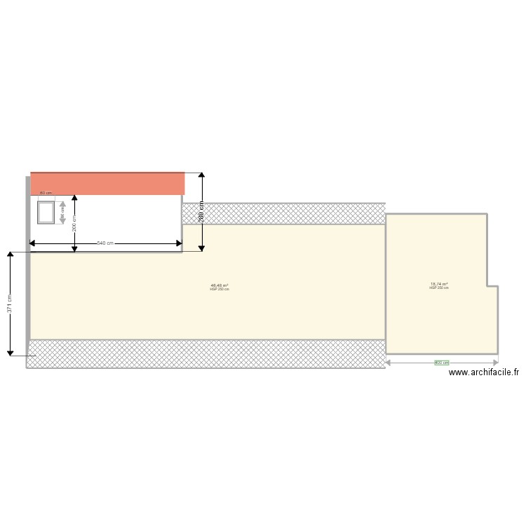 FACADE. Plan de 0 pièce et 0 m2