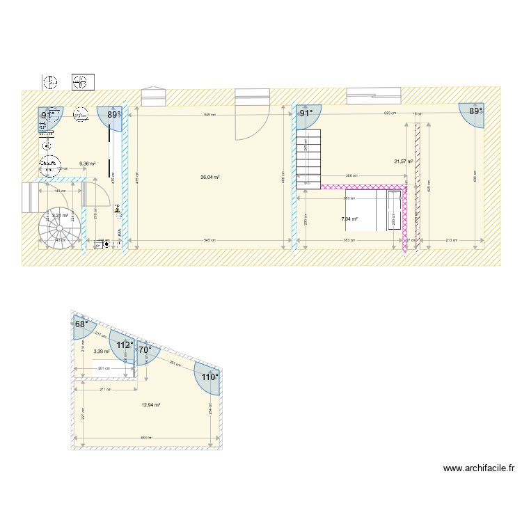 Braud &eacute;tage Nord. Plan de 0 pièce et 0 m2