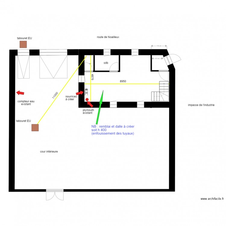 PLAN IMPLANT PLB. Plan de 0 pièce et 0 m2