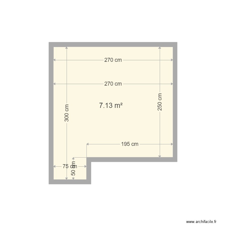 GOURGUE CHAMBRE 1. Plan de 0 pièce et 0 m2