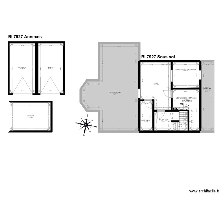 BI 7927. Plan de 0 pièce et 0 m2