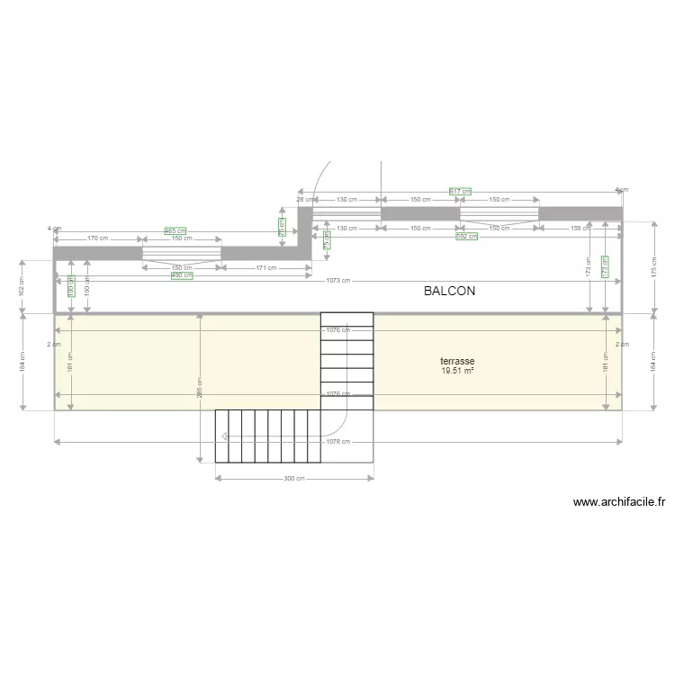 projet terrasse 1. Plan de 