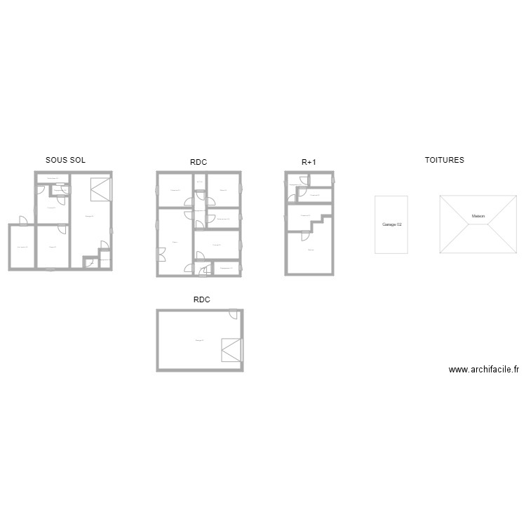 350600966. Plan de 23 pièces et 255 m2