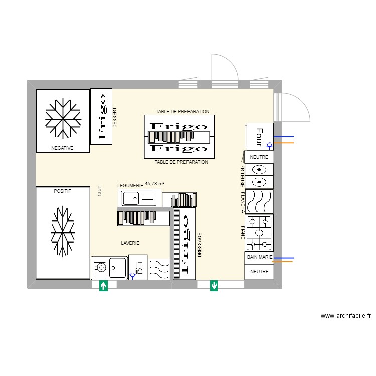 BOWLING. Plan de 0 pièce et 0 m2