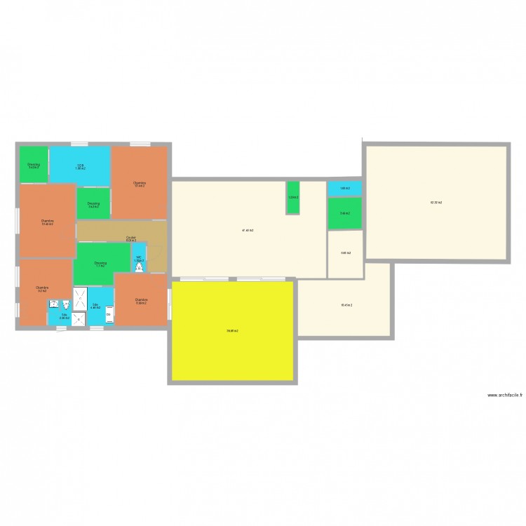 maison couzeix 3. Plan de 0 pièce et 0 m2