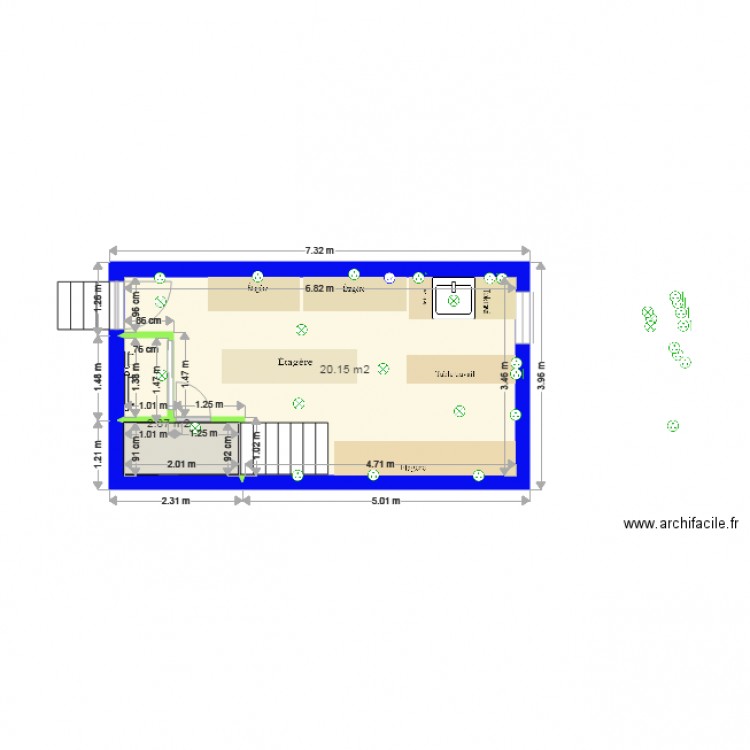 Plan 2 mm sous sol arrière meubles. Plan de 0 pièce et 0 m2