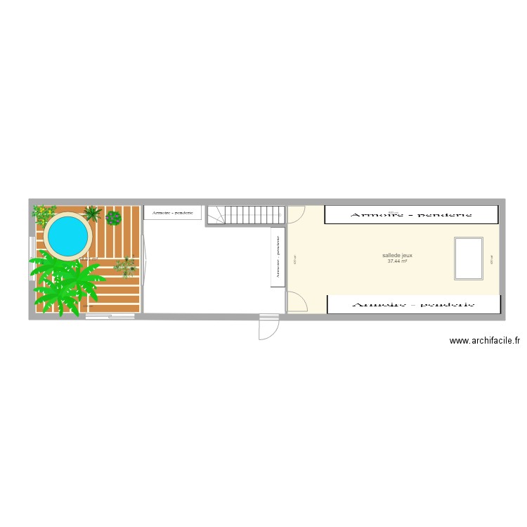 BROYE etage projet 2. Plan de 0 pièce et 0 m2