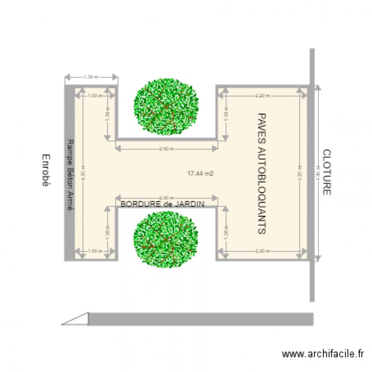 daudigeos. Plan de 0 pièce et 0 m2