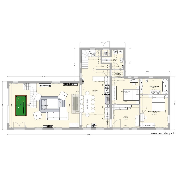 Plan Maison RdC 4. Plan de 0 pièce et 0 m2