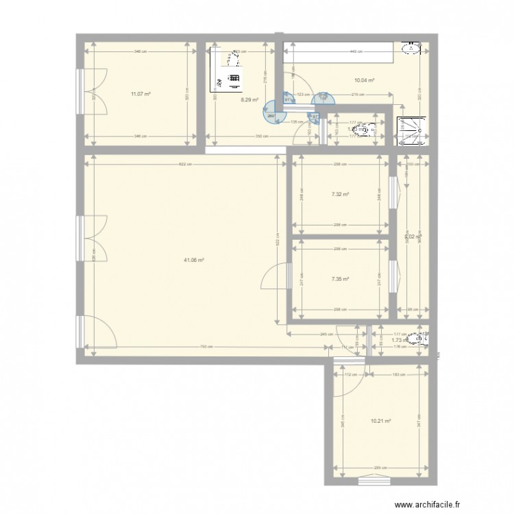 bureau begles2. Plan de 0 pièce et 0 m2