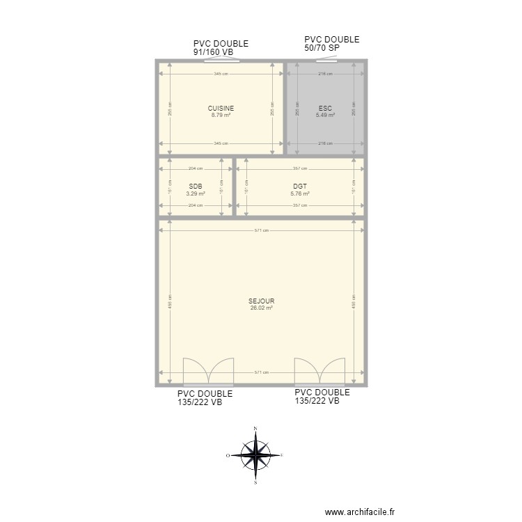 KADDOUIR. Plan de 0 pièce et 0 m2