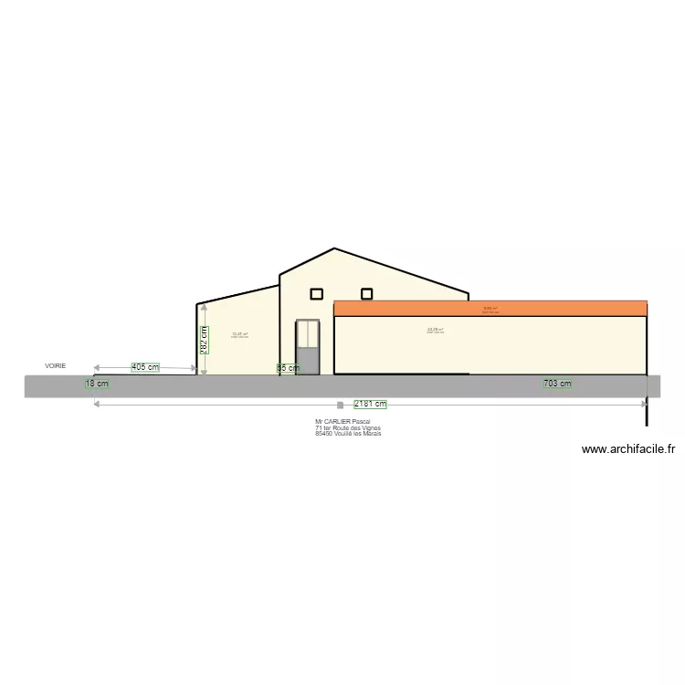 PLAN DE COUPE Longitudinale . Plan de 