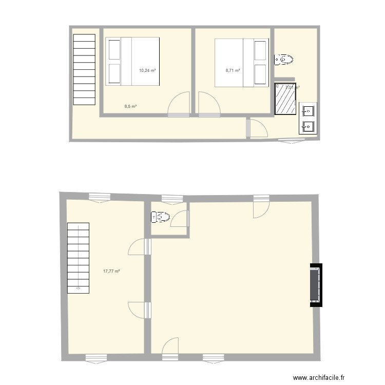 MAILLET . Plan de 0 pièce et 0 m2