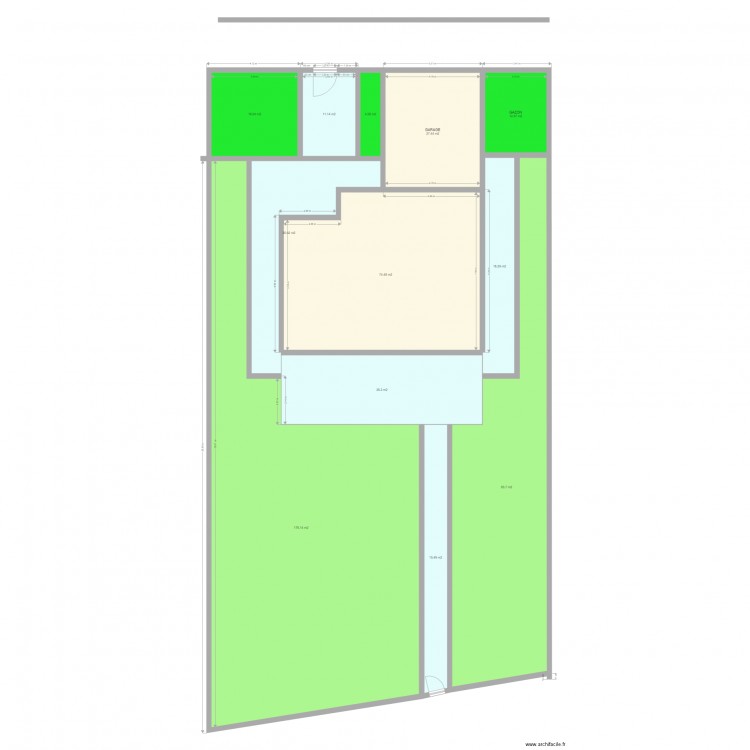 PLAN EXTERIEUR MAISON. Plan de 0 pièce et 0 m2